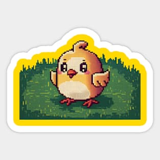 little happy cute chick Sticker